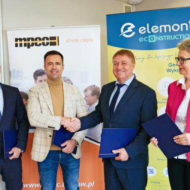 podpisanie umowy z MPEC Tarnów