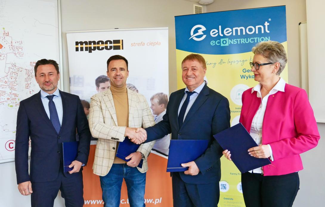podpisanie umowy z MPEC Tarnów